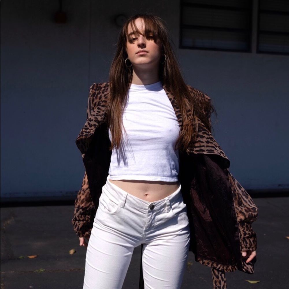 VINTAGE CHEETAH TRENCH COAT